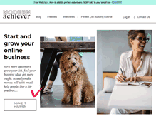 Tablet Screenshot of modernachiever.com